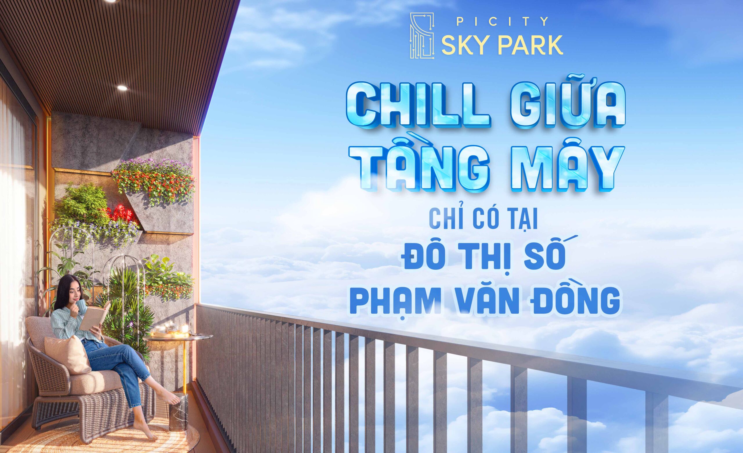 Chill giữa tầng mây ngay đô thị số Phạm Văn Đồng Chill giữa tầng mây ngay đô thị số Phạm Văn Đồng